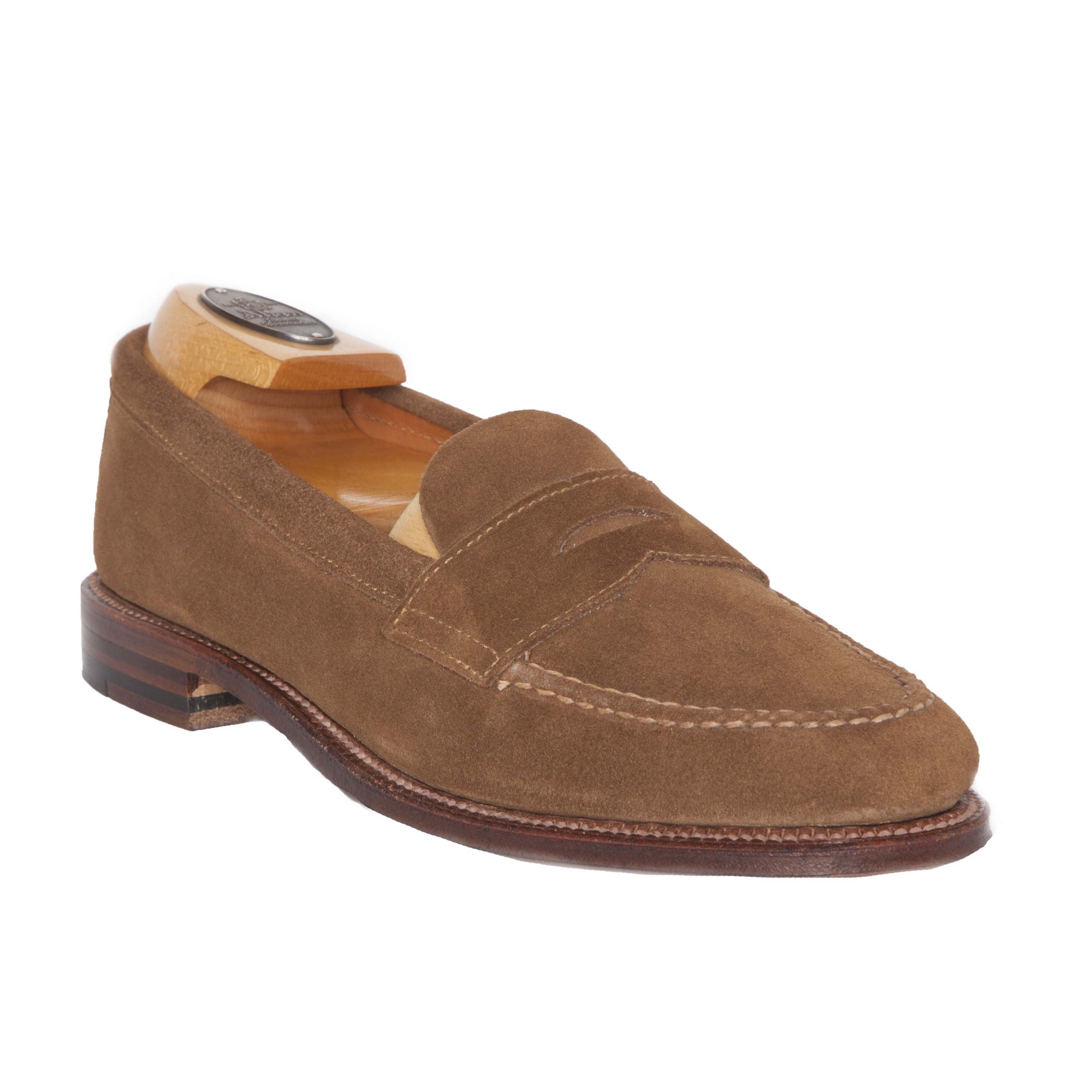 Alden Unlined Leisure Hand Sewn Snuff Suede #6243F | Alden Shoe