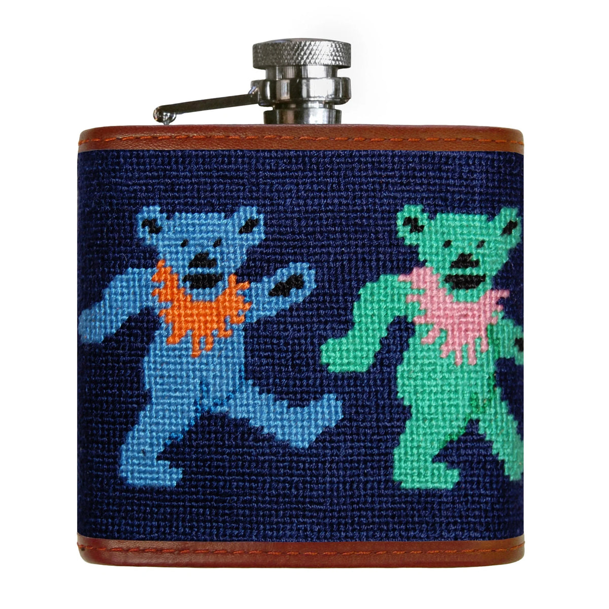Dancing_Bears_Dark_Navy__Flask