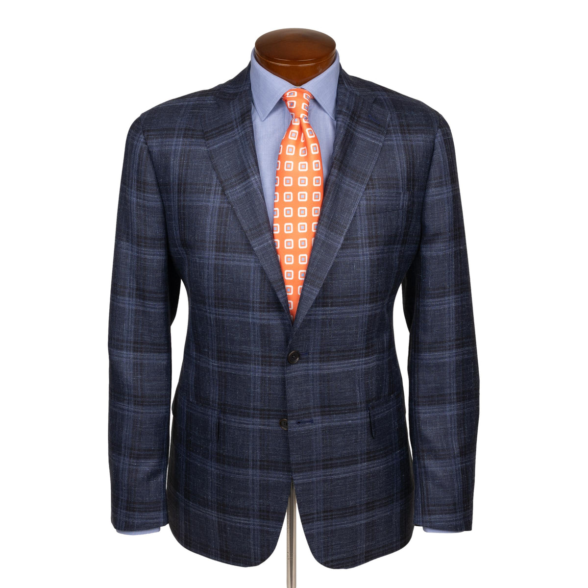 Modern Vintage Collection Sport Coat  Navy Plaid main image 1