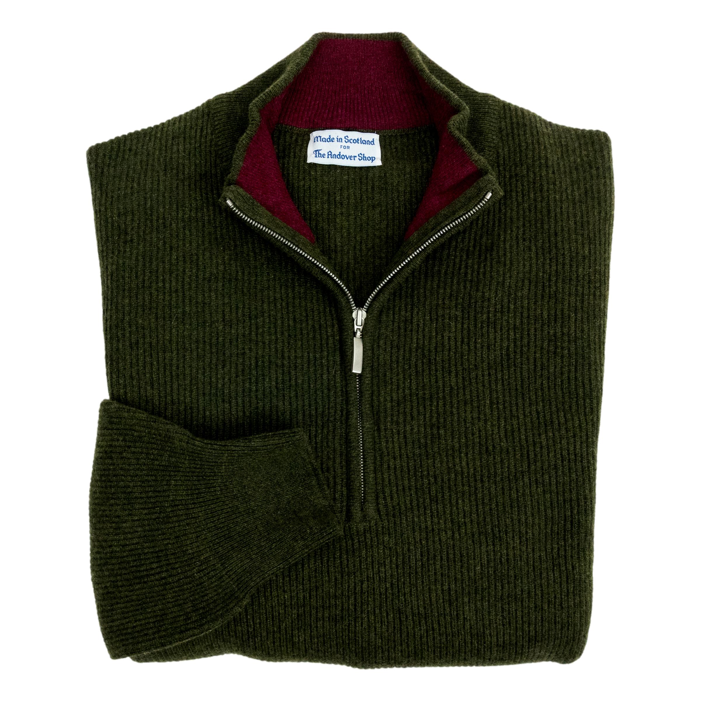 Cashmere Kirton Quarter Zip Sweater