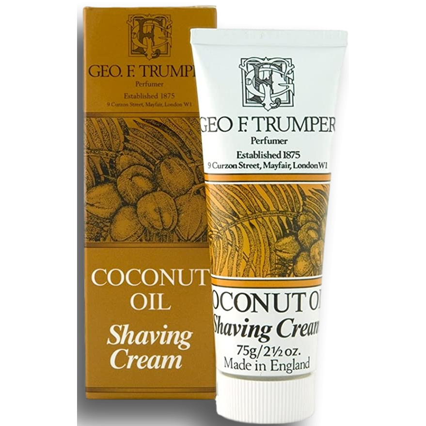 Coconut Oil Shaving Cream Tube Geo F. Trumper The Andover Shop