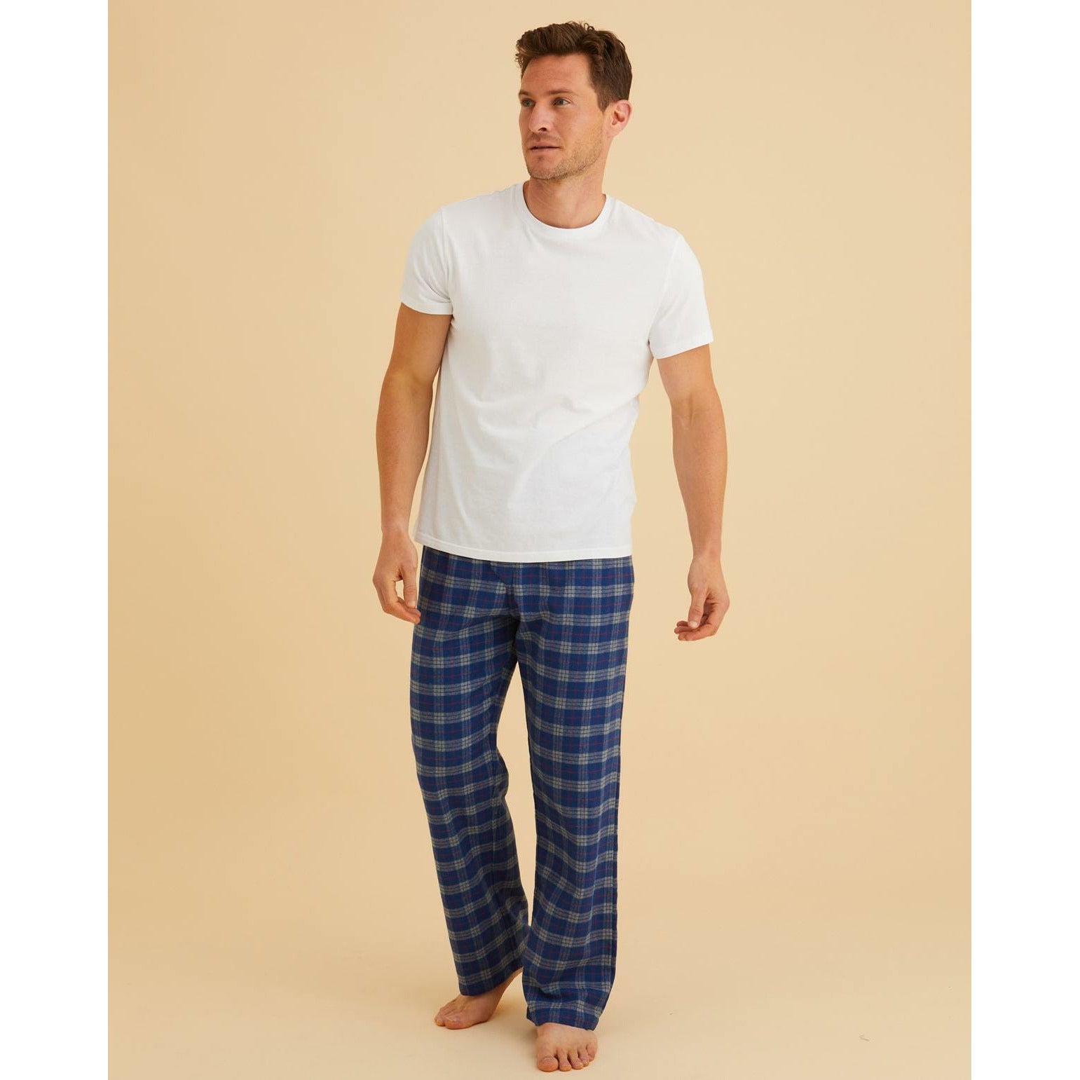 Men’s Brushed Cotton Flannel Pyjama Bottoms
