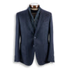 Dark Navy 100% Virgin Italian Wool Zip-In Liner Sport Coat