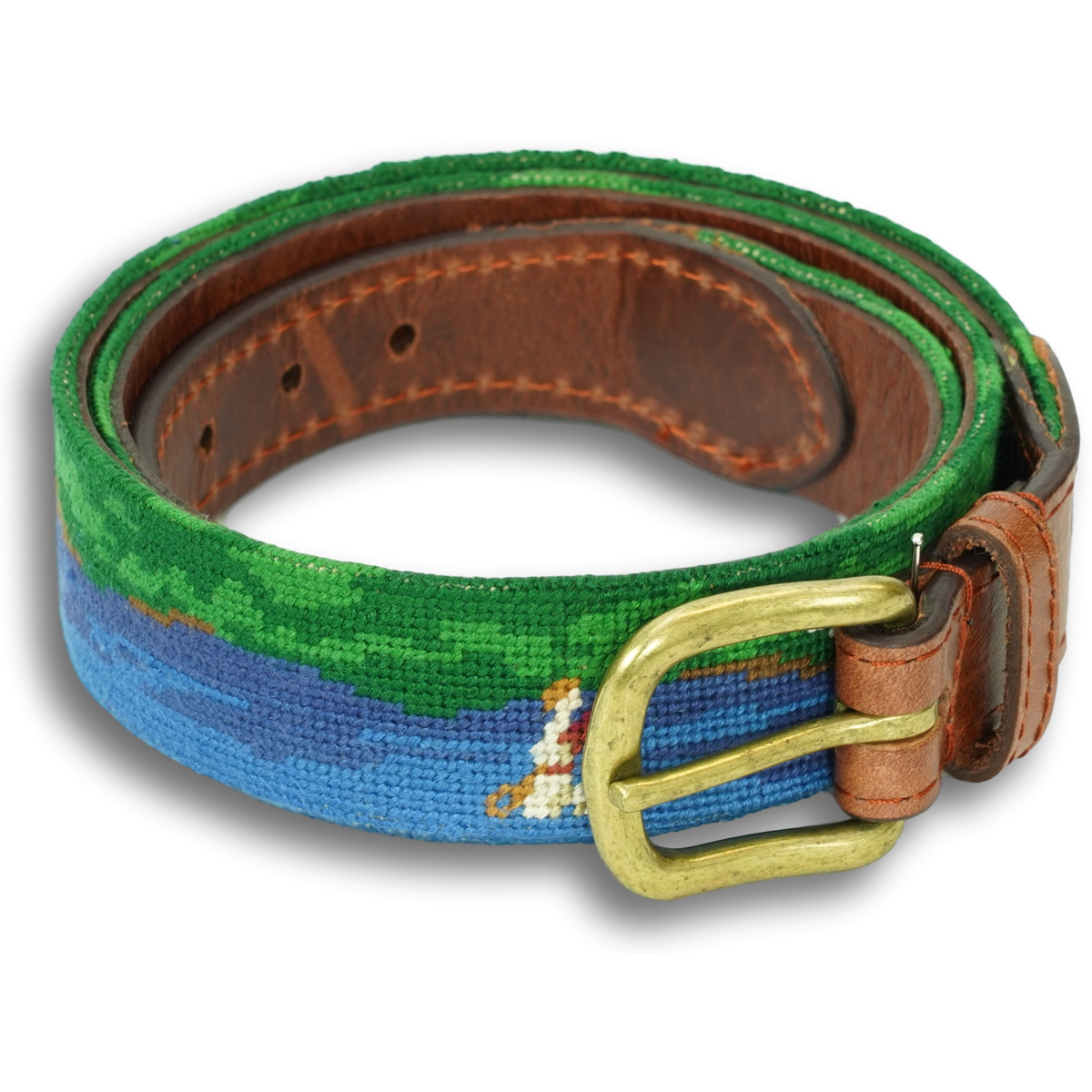 Fly Fishing Needlepoint Belt – The Andover Shop