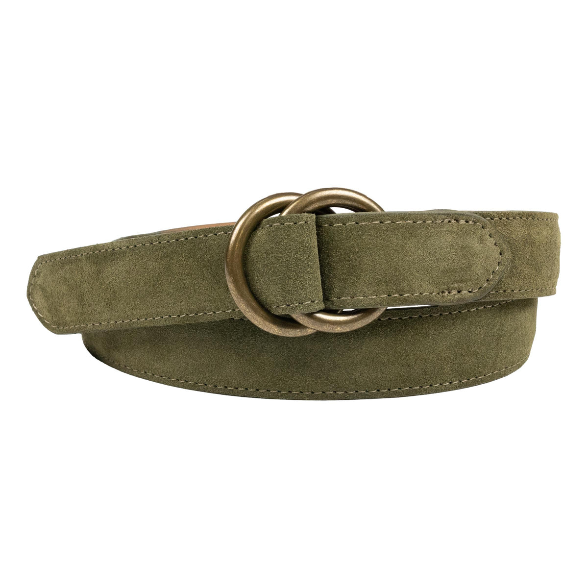 ArmySuedeCalfskinBeltwithO-  display picture 3