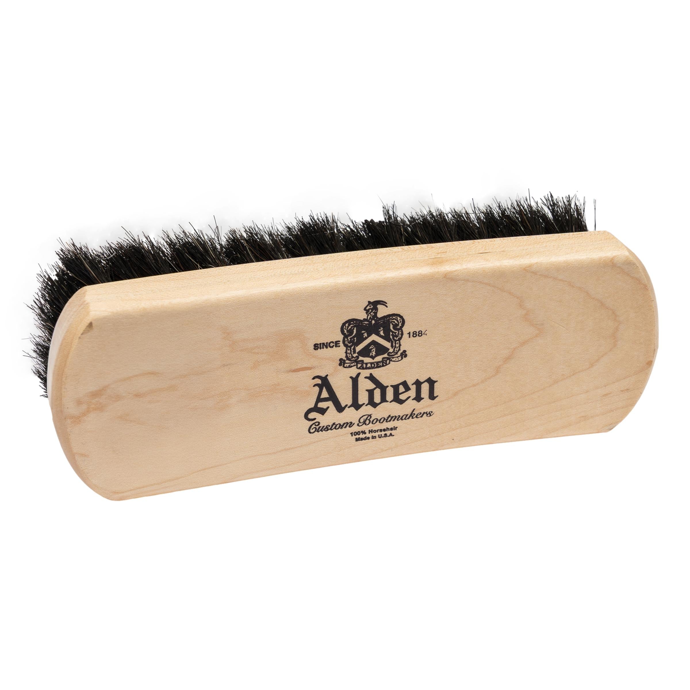 Alden 100% Horsehair Shoe Brush (8