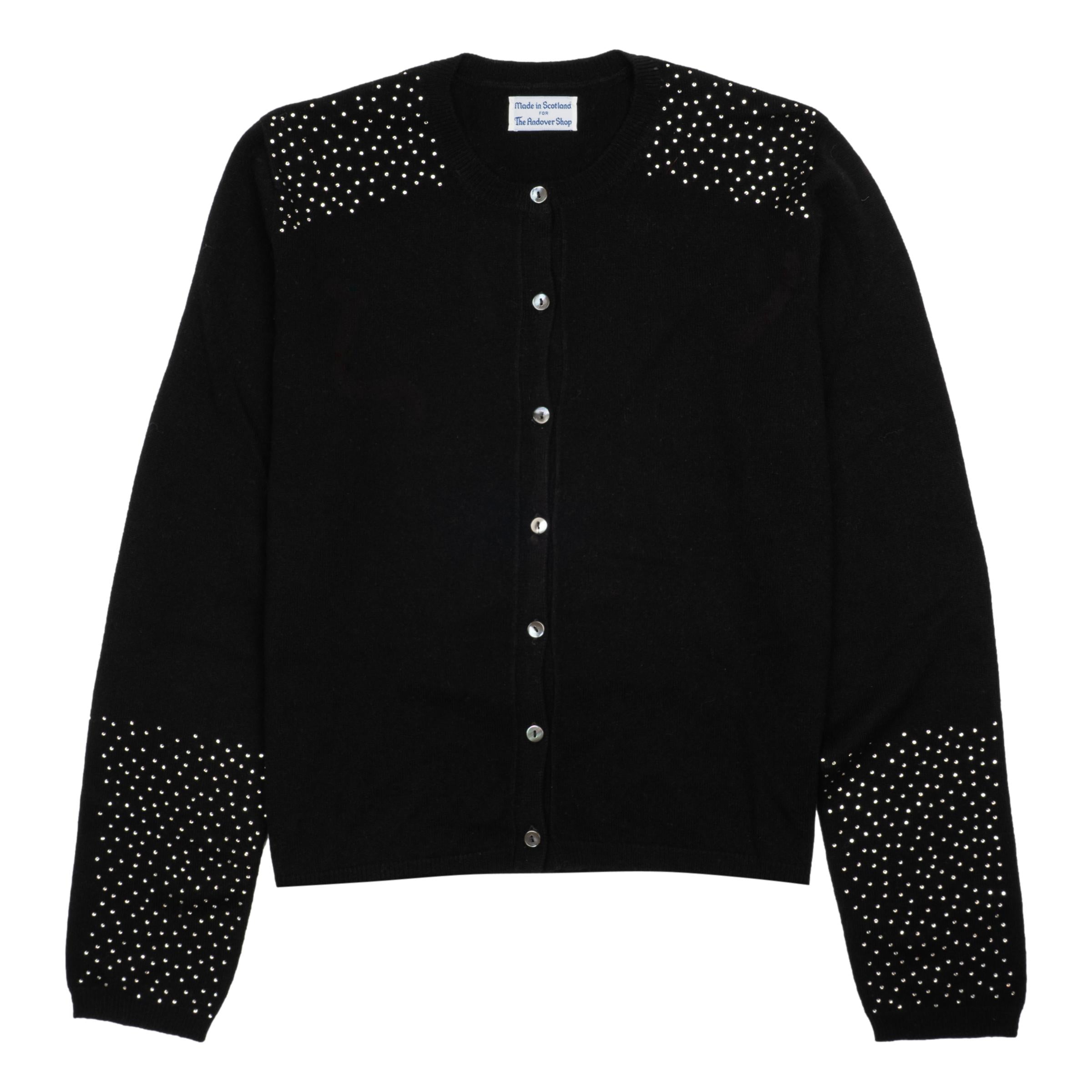 Cashmere Cardigan with Swarovski Crystals – The Andover Shop