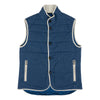 Blue Garment Dyed Linen Waterville Vest