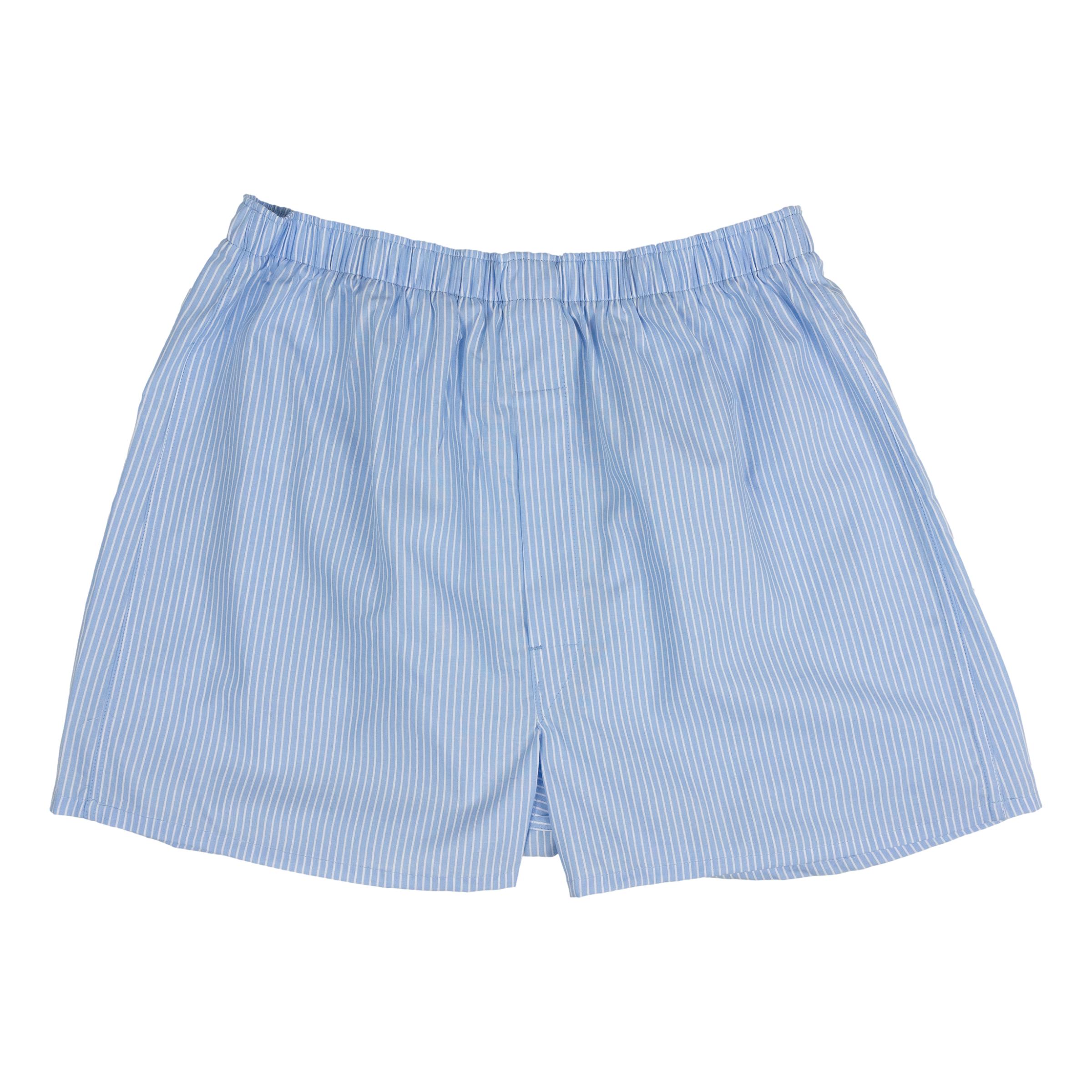 下着・アンダーウェア Cotton Stripe Big Trunks Shorts BlueThinStripeBoxerShorts.jpg?