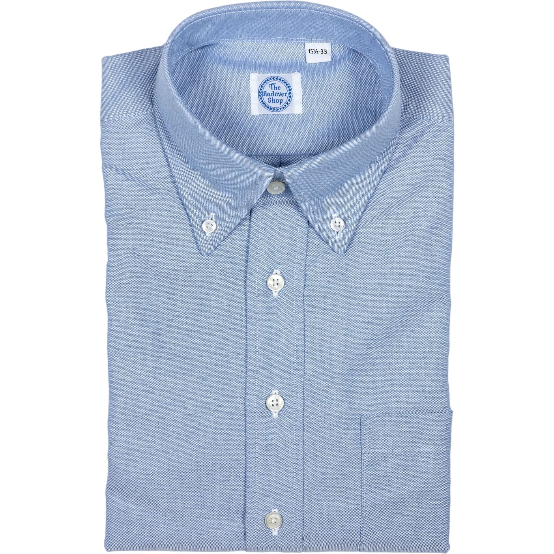 Blue Oxford Button Down Dress Shirt The Andover Shop Blue Oxford Button Down Dress Shirt The Andover Shop