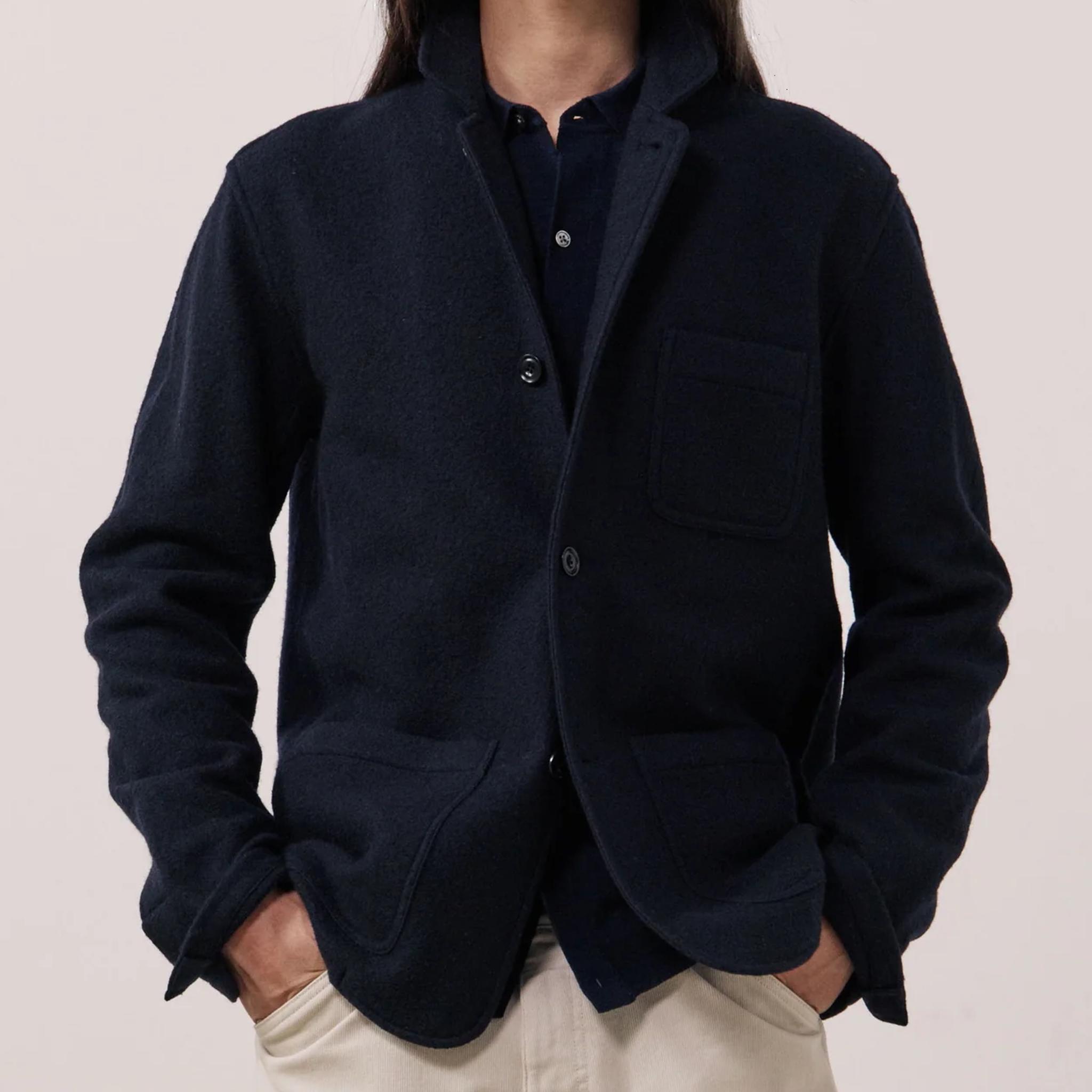 Boiled Wool Light Jacket – The Andover Shop
