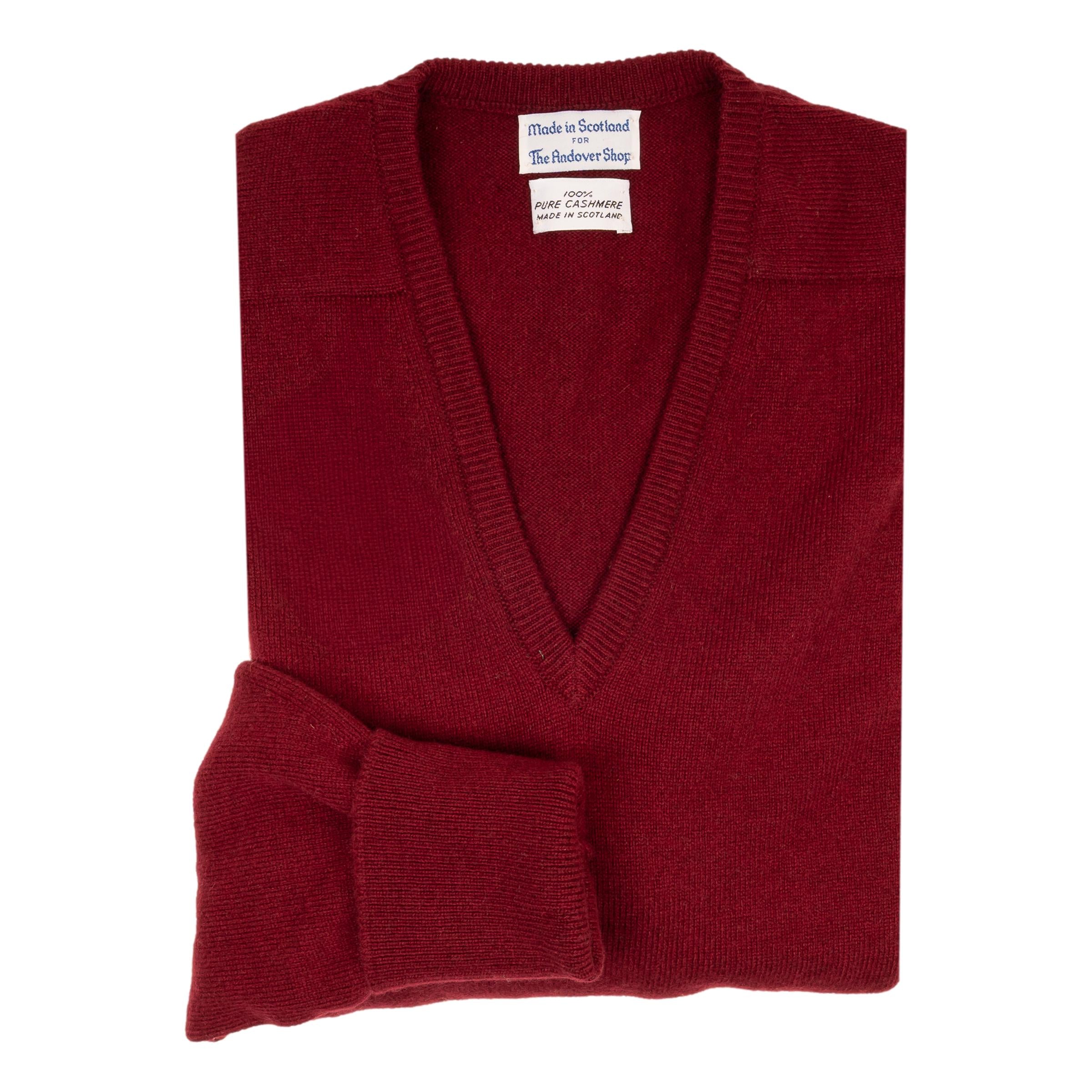 Cashmere V-Neck Sweater – The Andover Shop