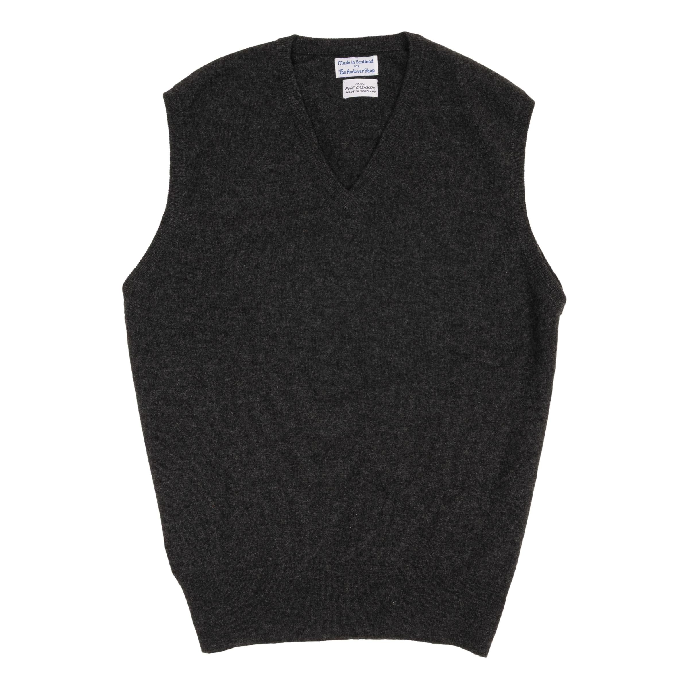 CharcoalOxtonSlipoverSweaterVe