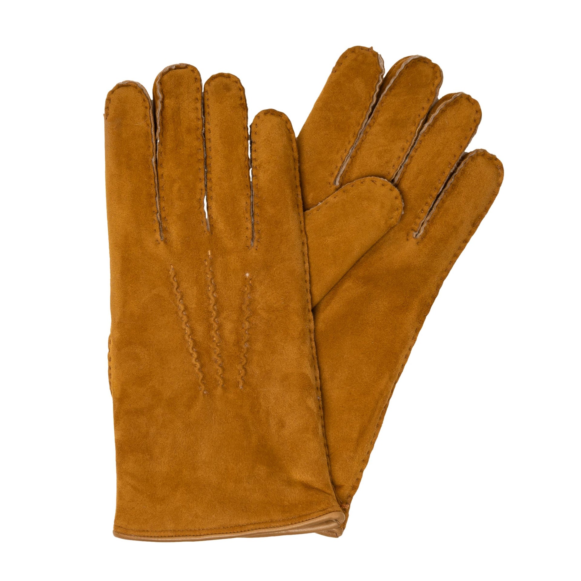 Men's Shearling Gloves with Palm Vent