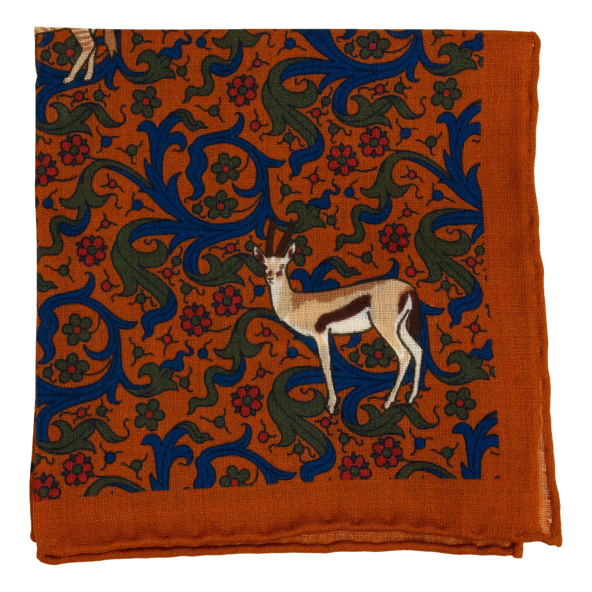 Springbok Wool and Silk Pocket Square – The Andover Shop