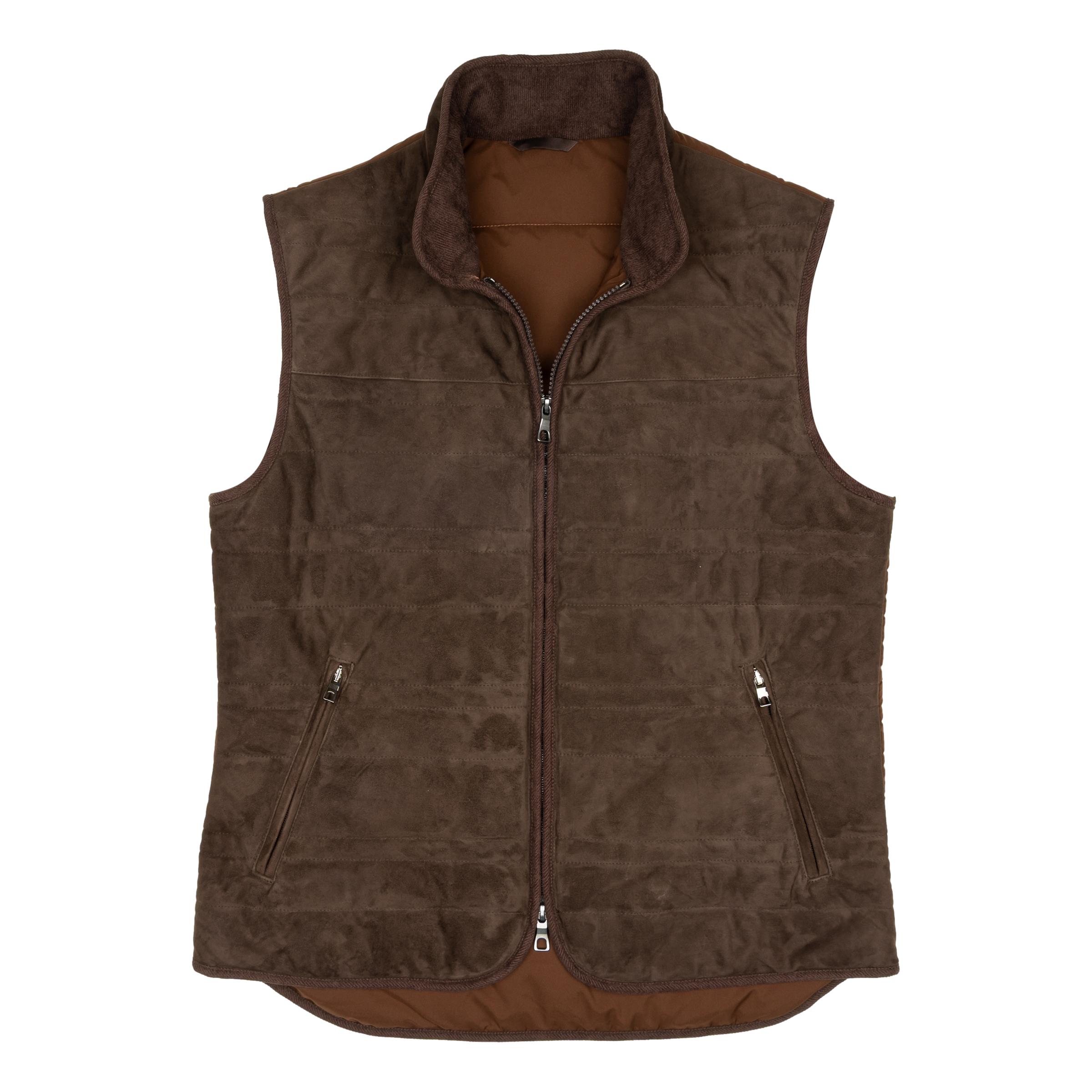 Chocolate Suede Waterville Vest – The Andover Shop
