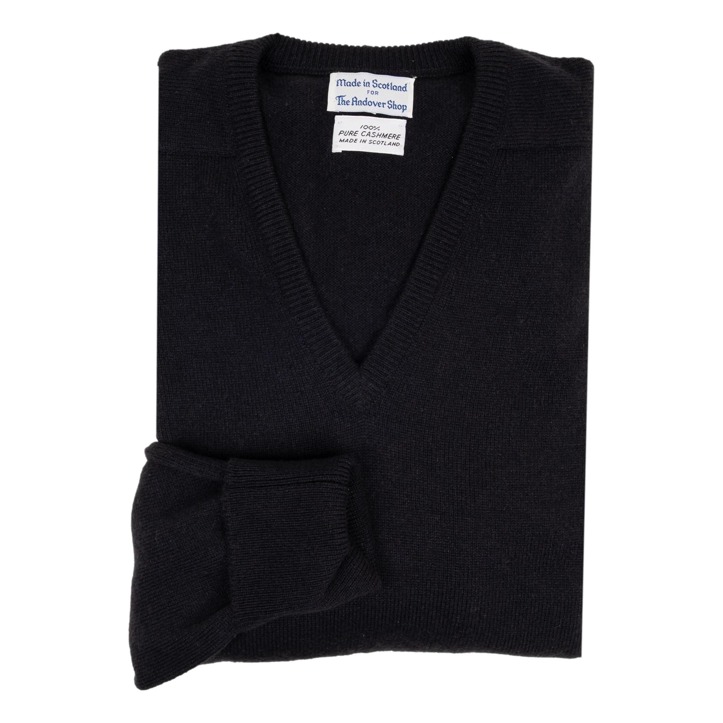 Cashmere V-Neck Sweater – The Andover Shop