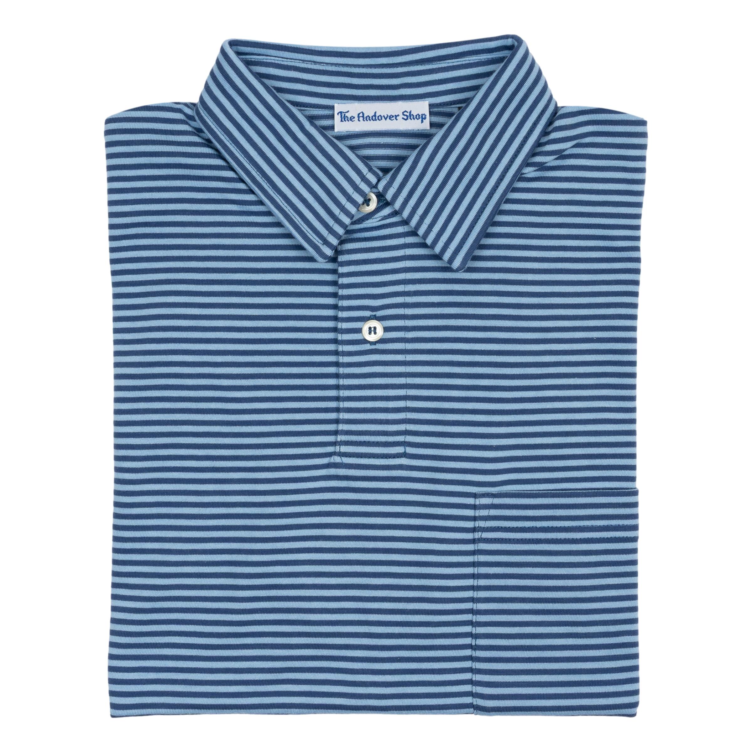 b*o様 ERNEST W. BAKER PIN STRIPE POLO CLASSIC SHIRT - PIN STRIPE — ERNEST W. BAKER