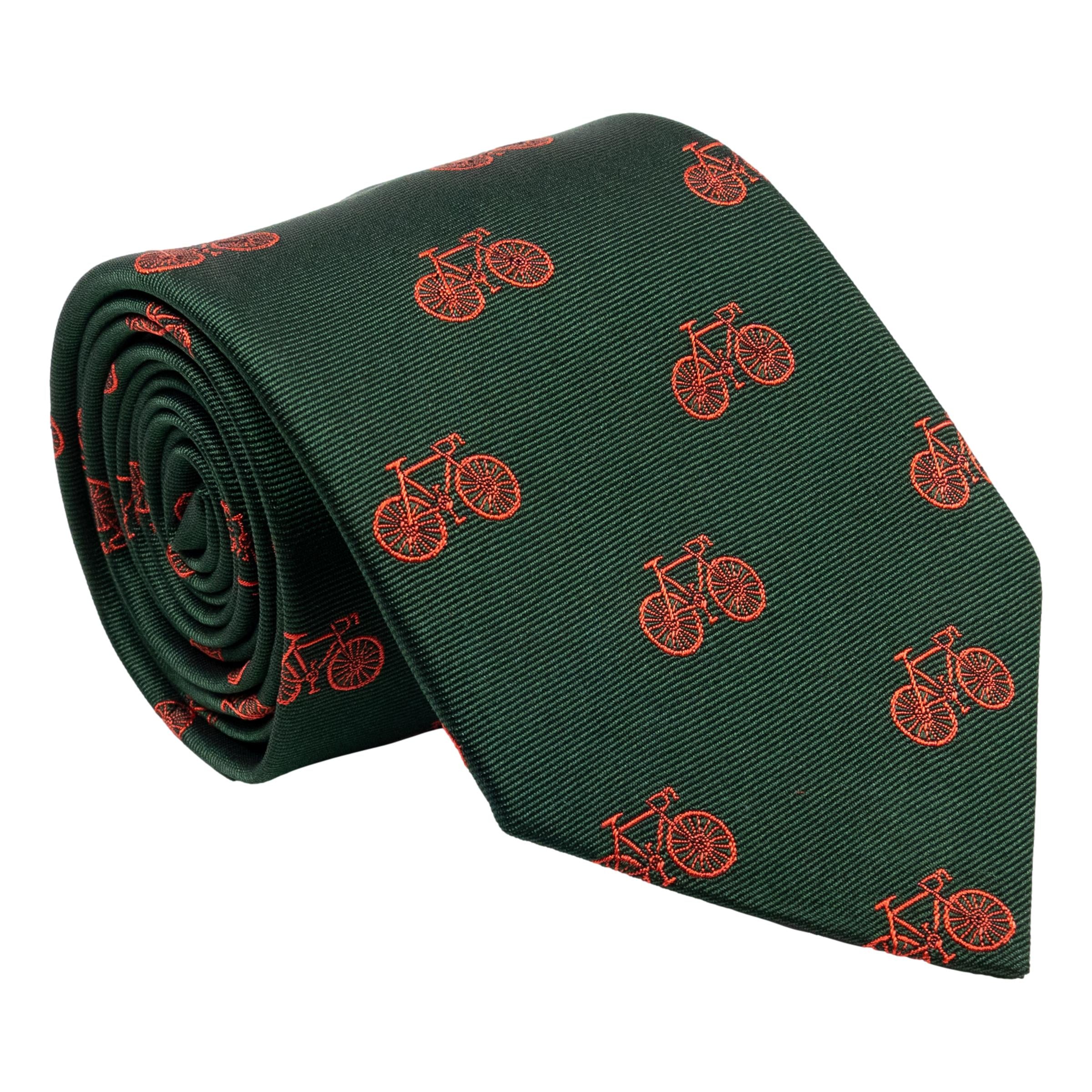 City Bicycle Silk Tie