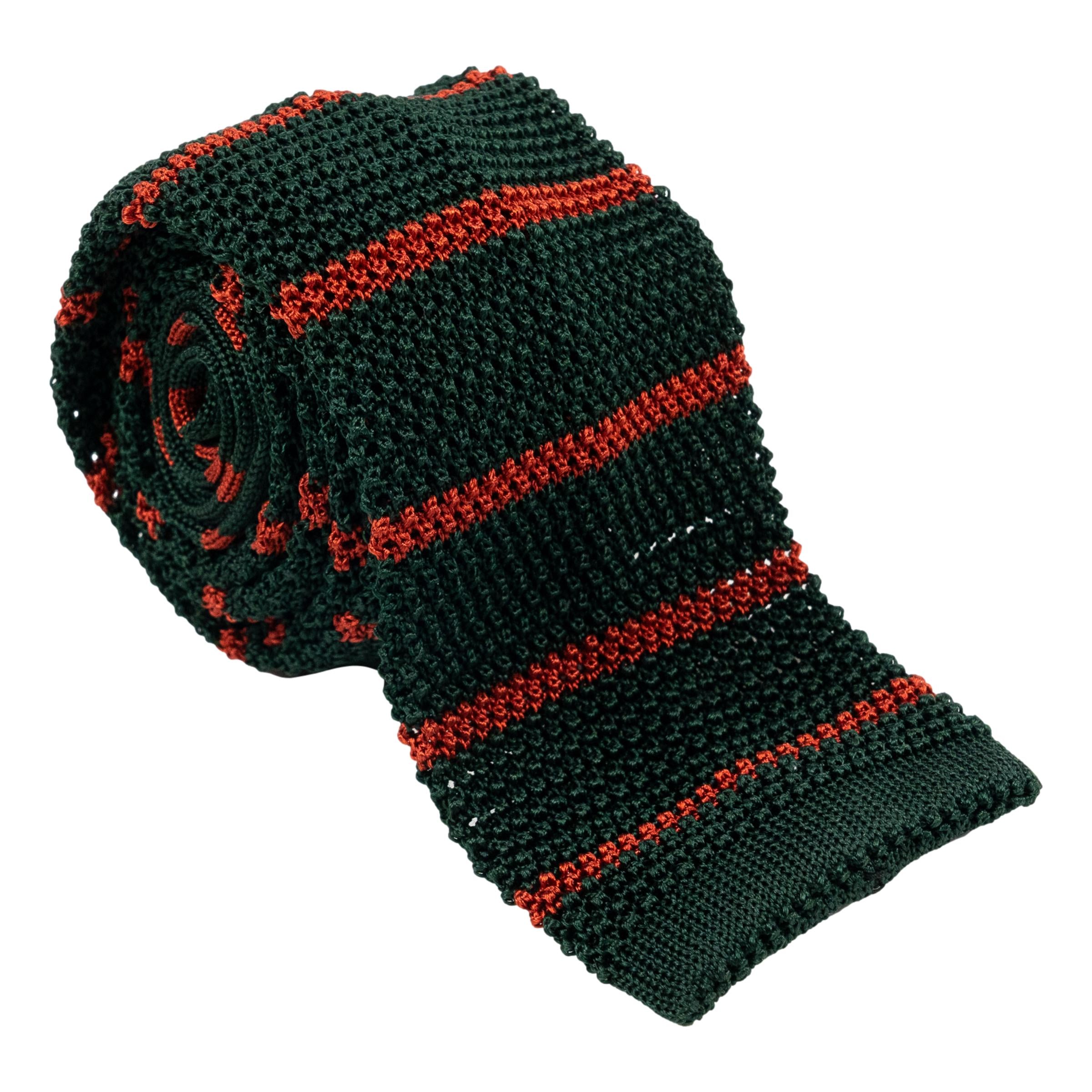 Black 100% Silk Knit Tie | Men's Silk Ties | The Andover Shop