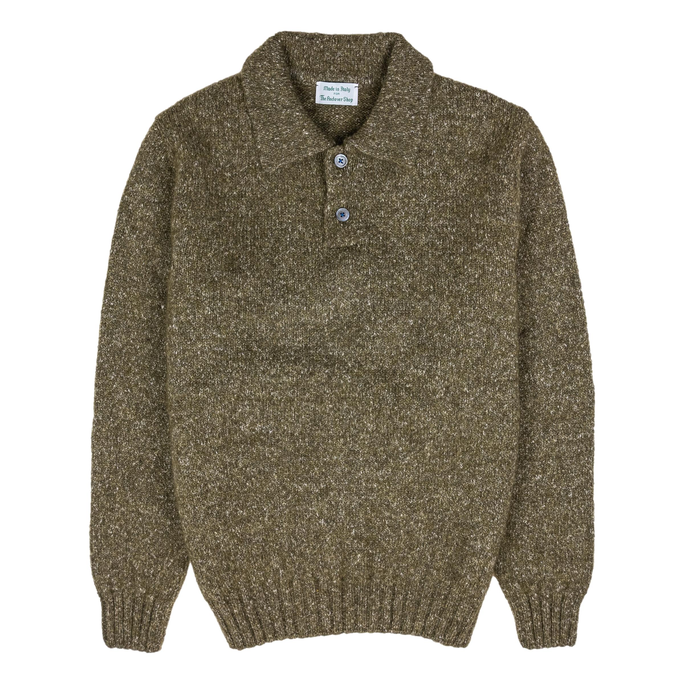 Harri Polo Alpaca Sweater – The Andover Shop