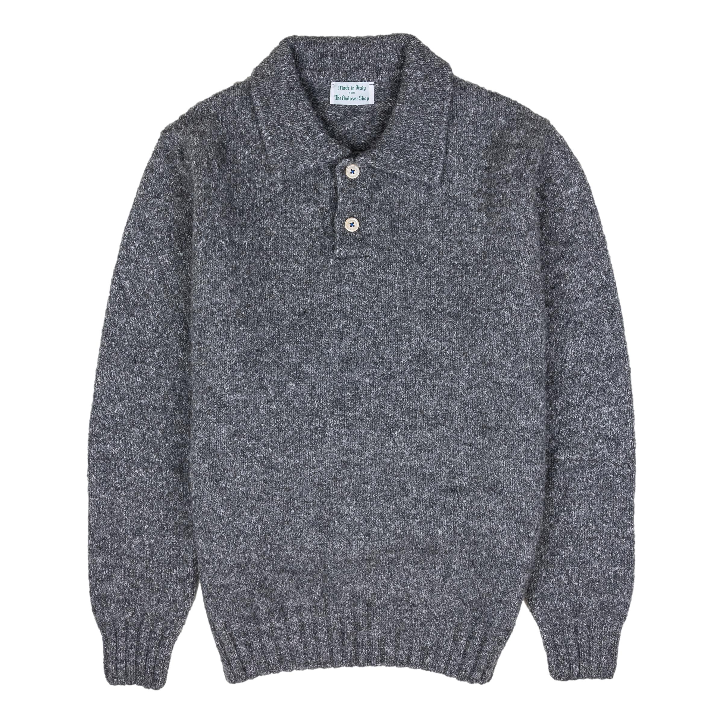 Harri Polo Alpaca Sweater – The Andover Shop
