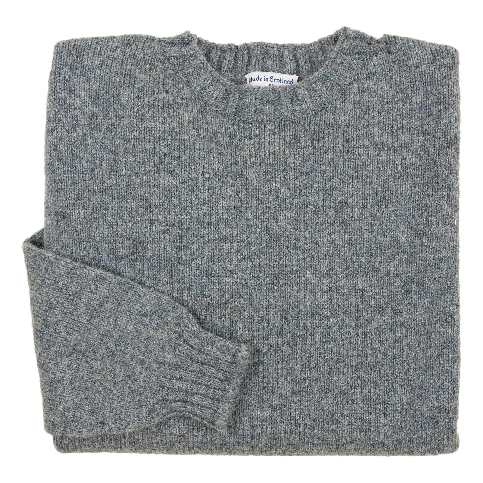 Wool Check Sweater