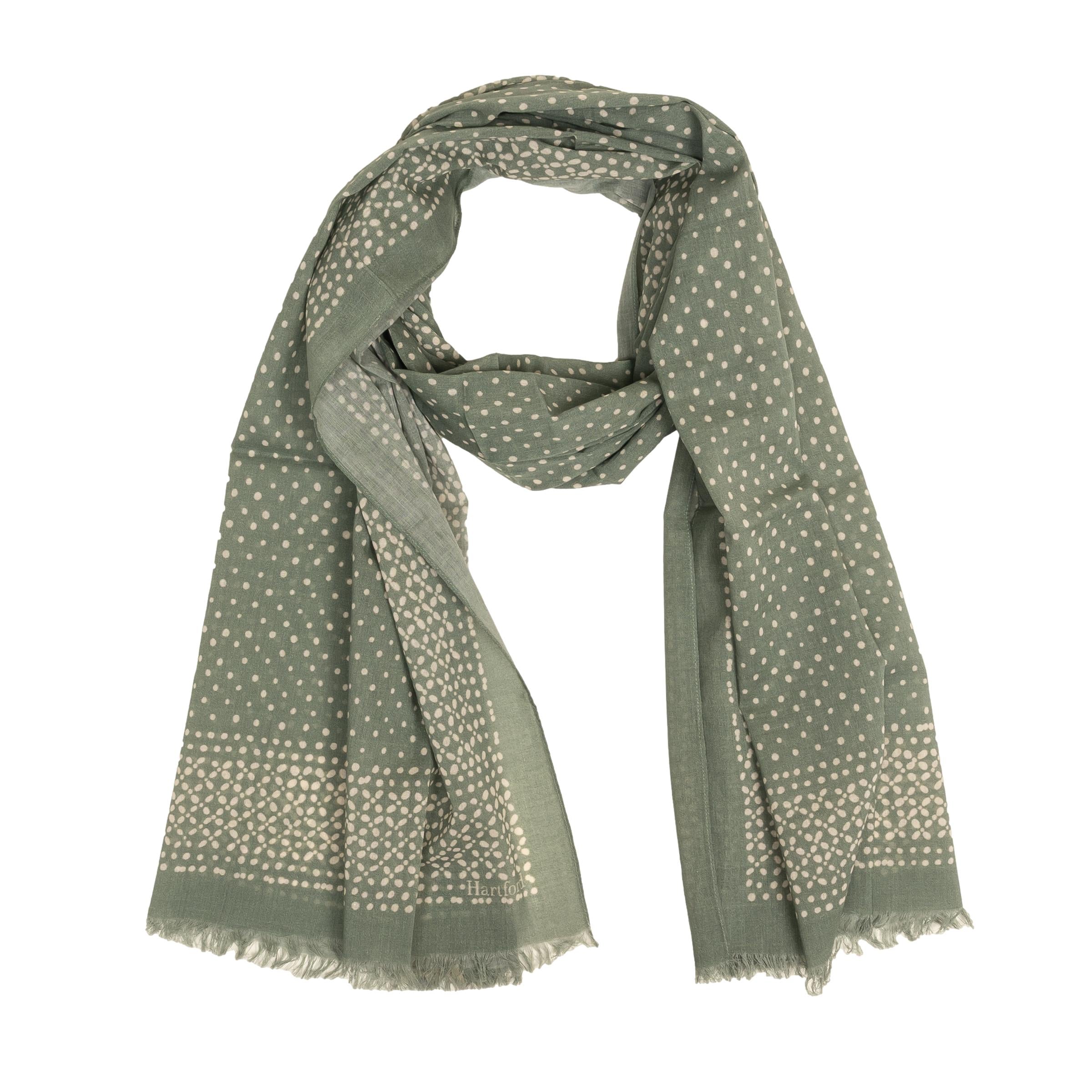Cotton Woven Dots Scarf – The Andover Shop