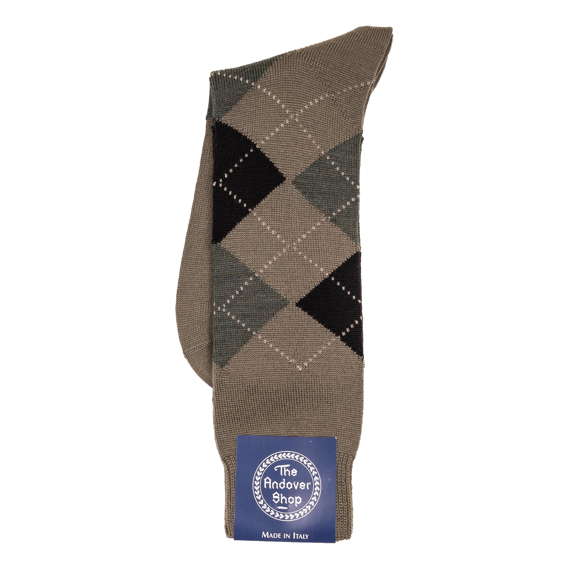 Mid-calf Argyle Wool Dress Socks | Men's Socks & Accessories