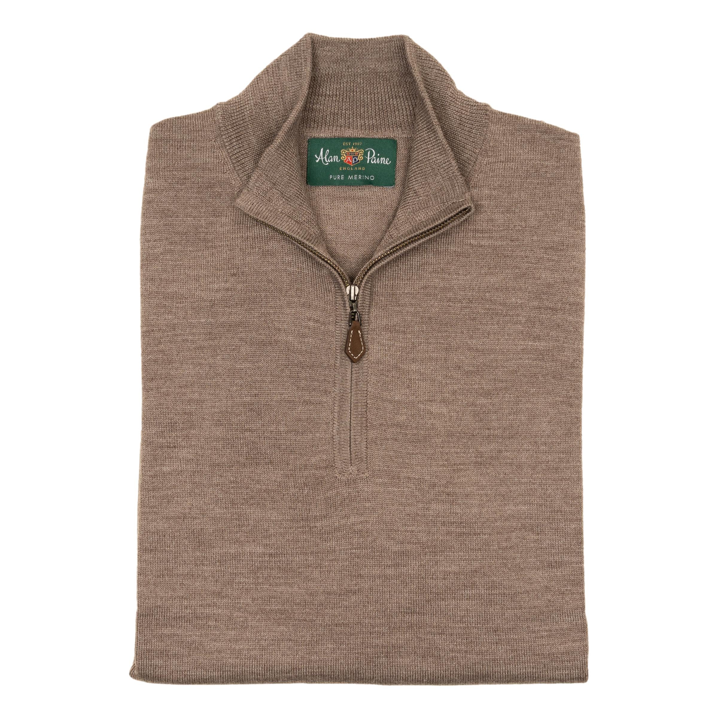Barton Merino Wool Quarter Zip Sweater – The Andover Shop