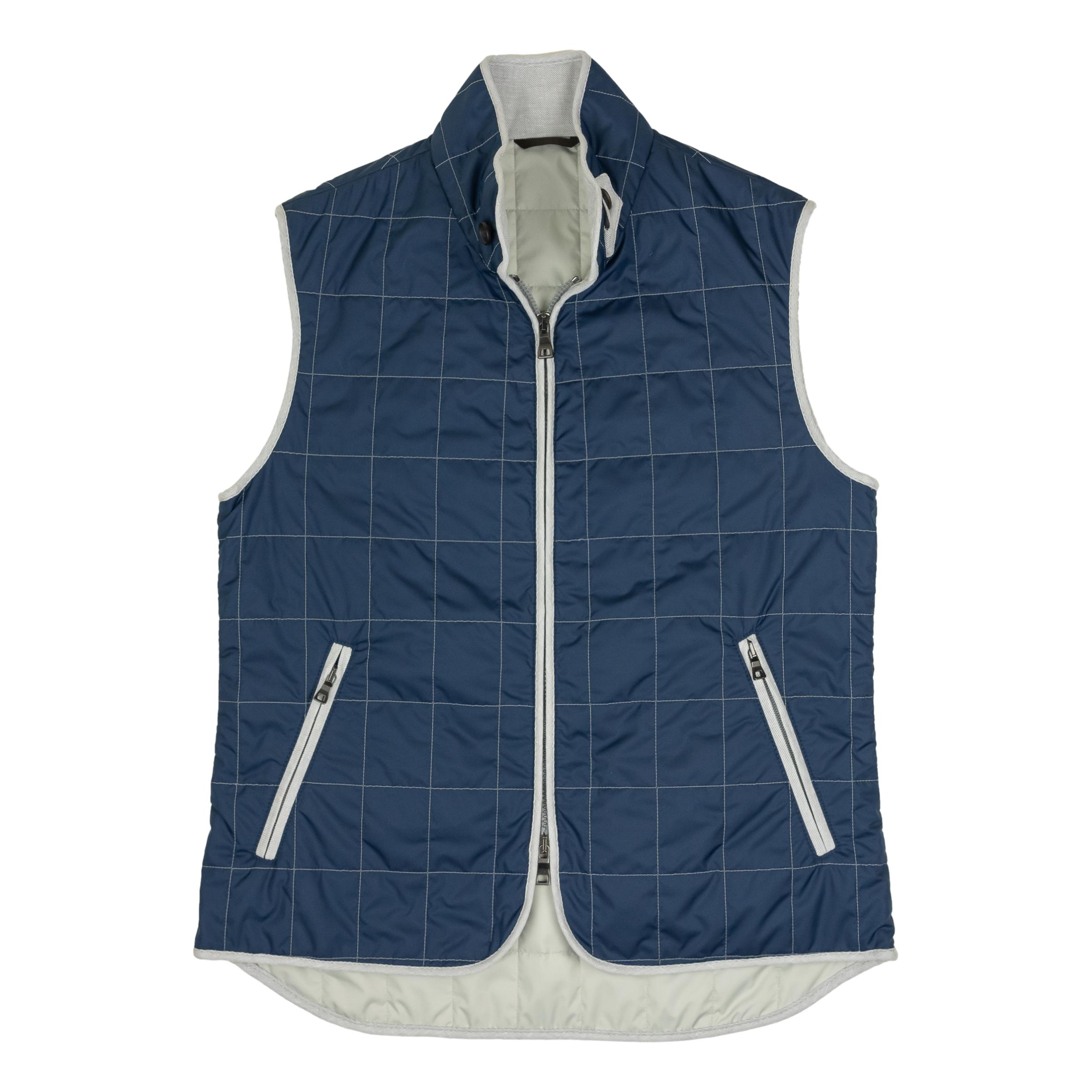 Navy Theo Waterville Quilted Vest – The Andover Shop