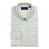 Olive and Sky Blue Button Down Sport Shirt
