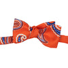 Orange Paisley Silk and Cotton Bow Tie