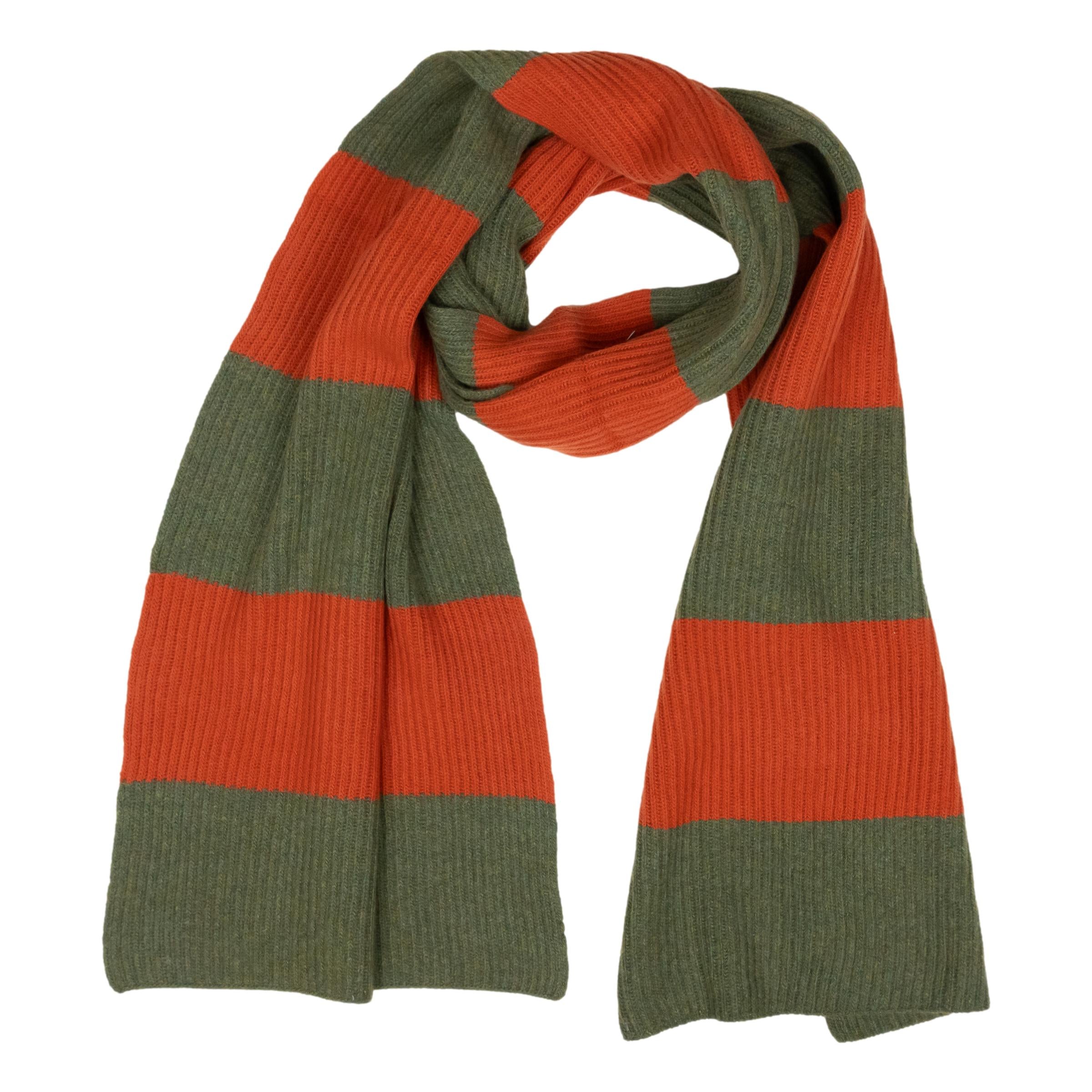 Orange_GreenWoolandCashmereRib