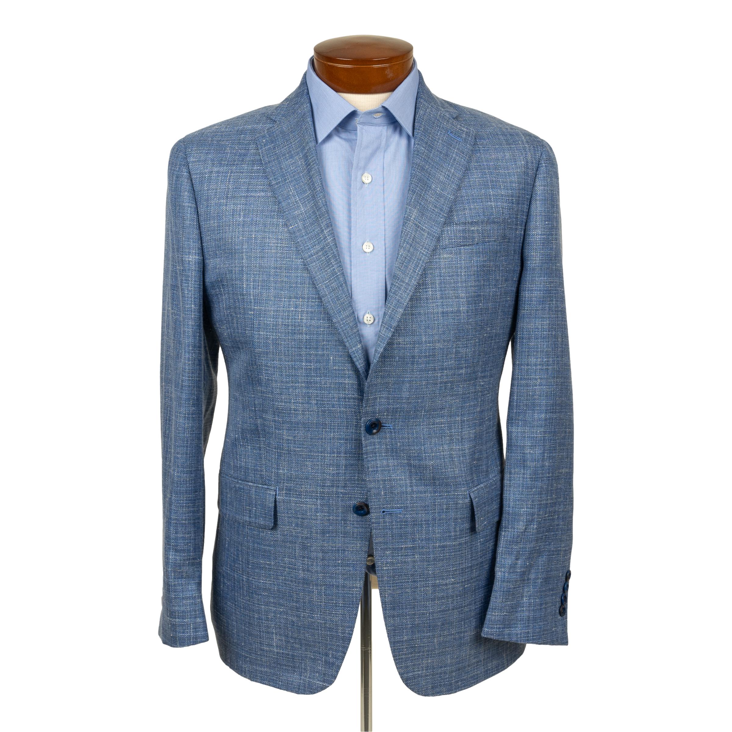 Sky Blue Wool, Silk, and Linen Sport Coat – The Andover Shop