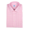 Pink Prince of Wales Spread Collar Dress Shirt