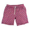 Abstract Floral Pattern Swim Trunks