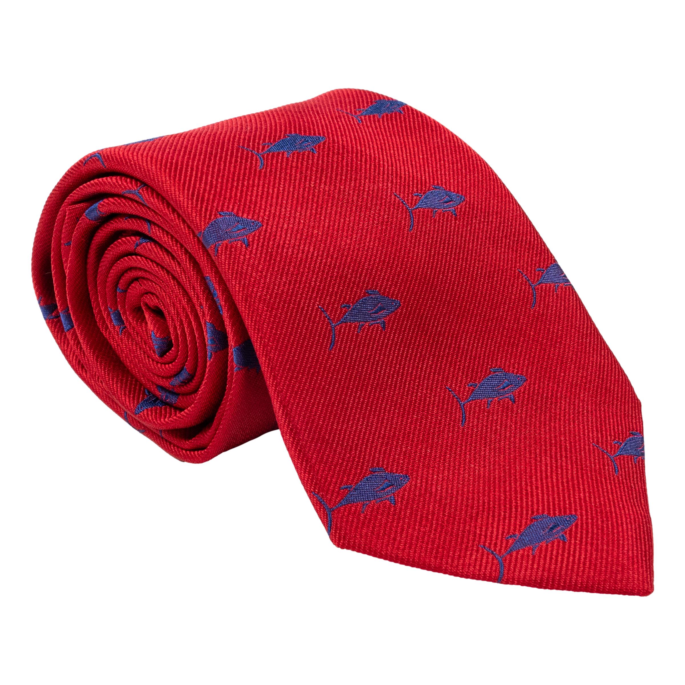 Tuna Fish Silk Tie