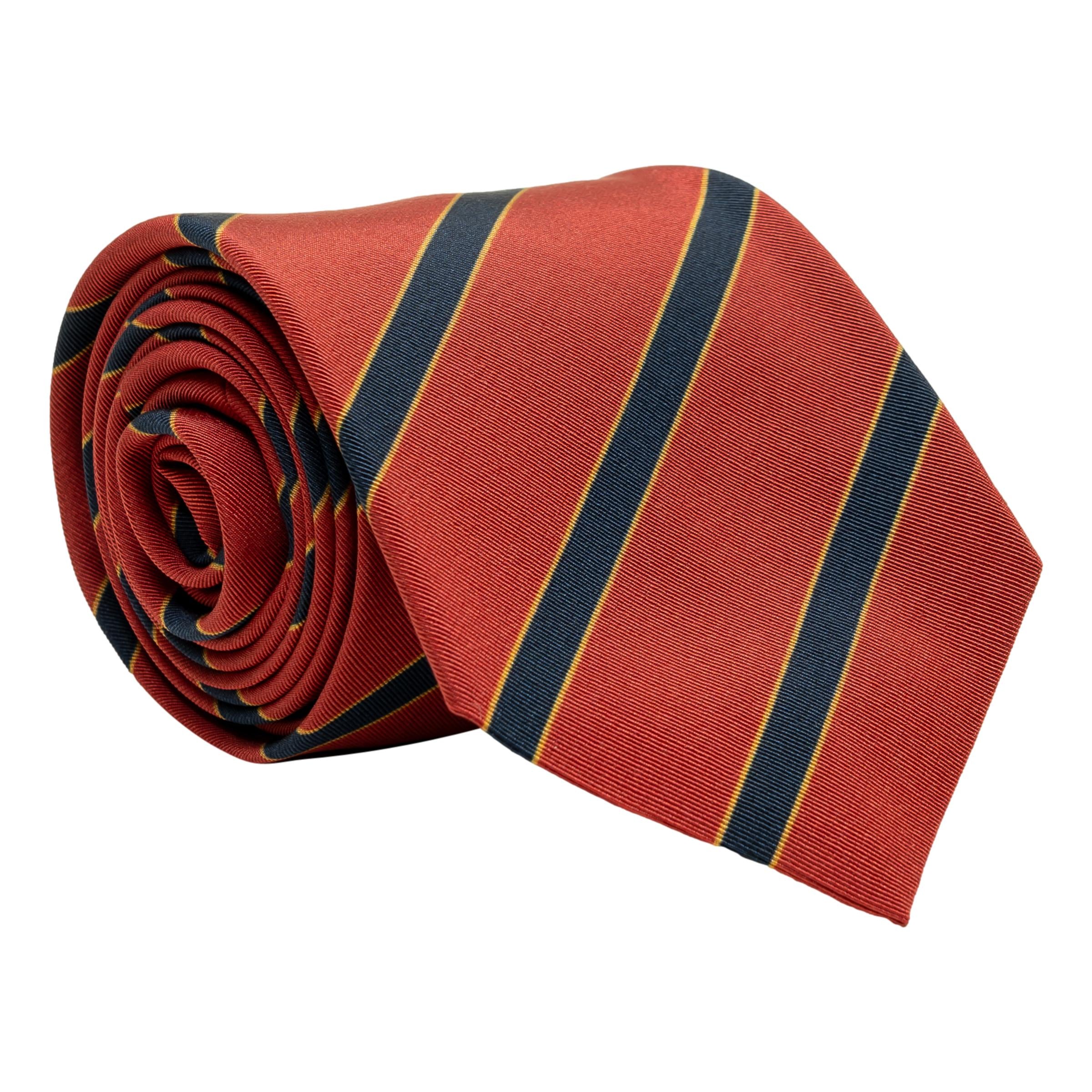 小物 DRIES VAN NOTEN regimental stripe tie Men's Ties | Dries Van Noten