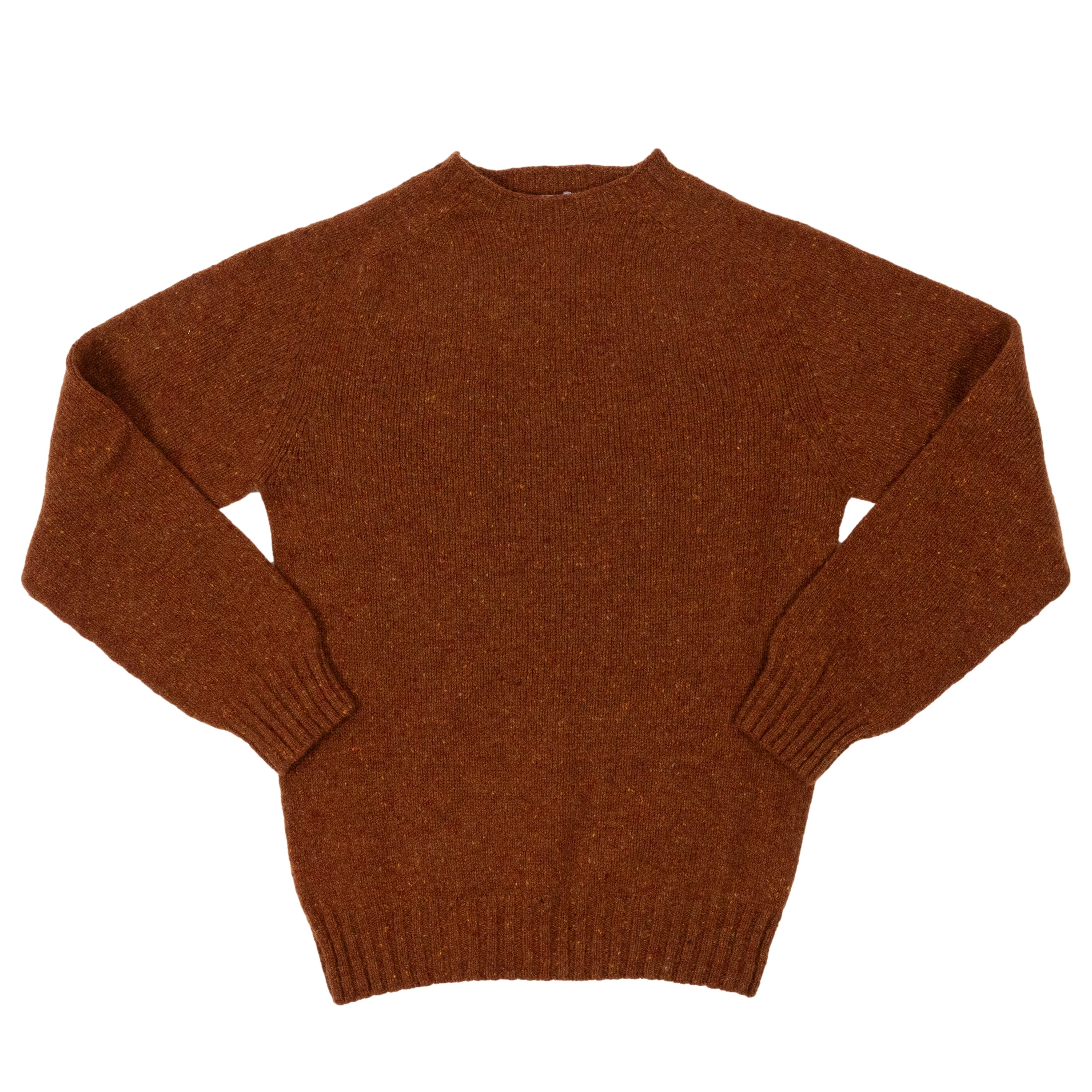 100% Wool Donegal Crew Neck Sweater