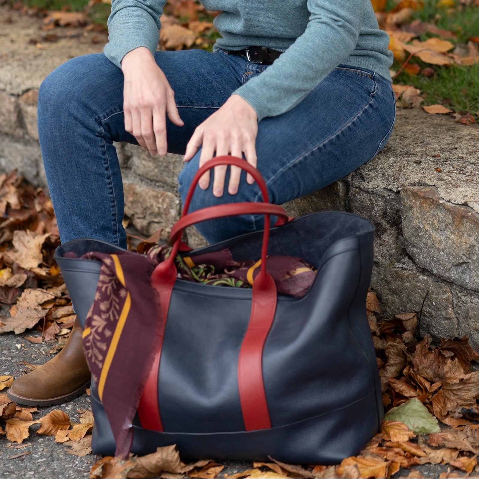 Leather Working Tote – The Andover Shop