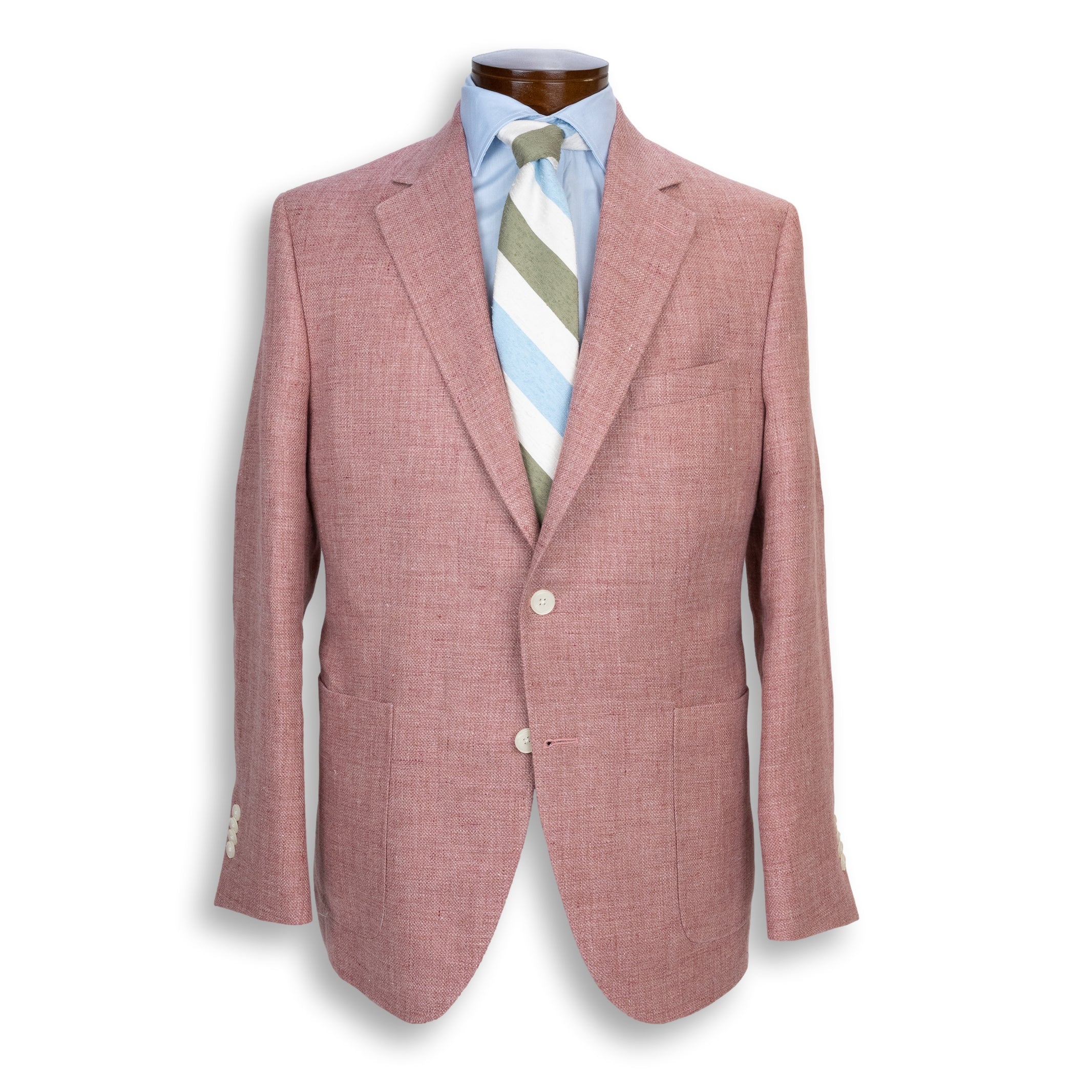 Nantucket Red Wool and Linen Blend Sport Coat