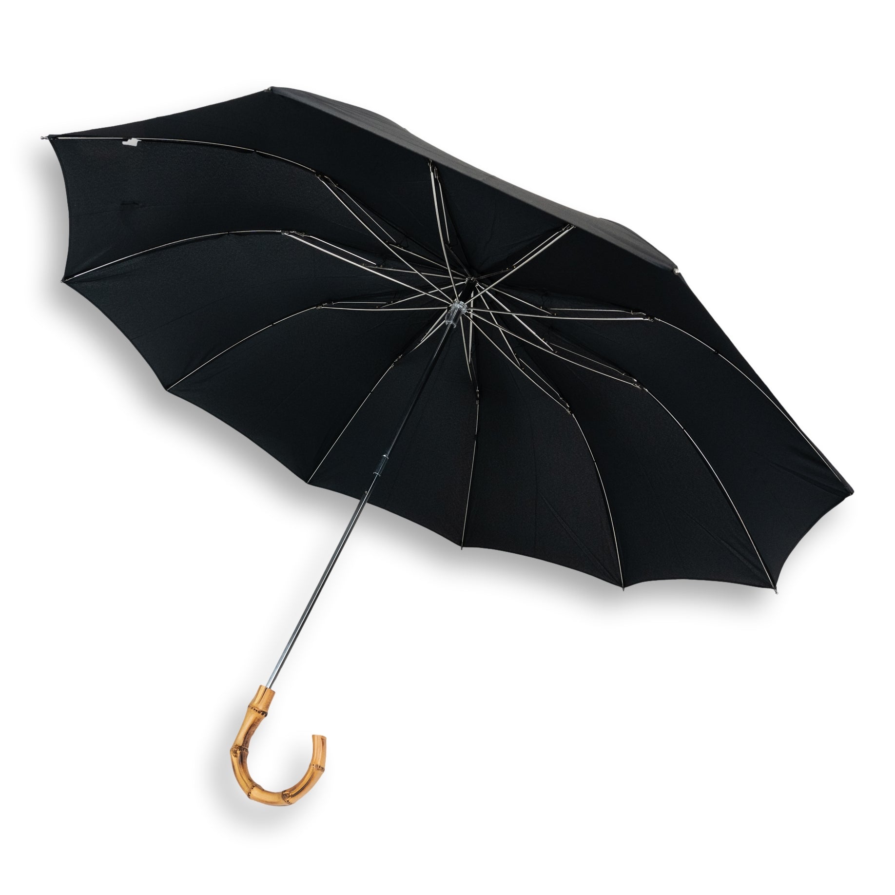 Tel4 Whangee Crook Handle Telescopic Fox Umbrella