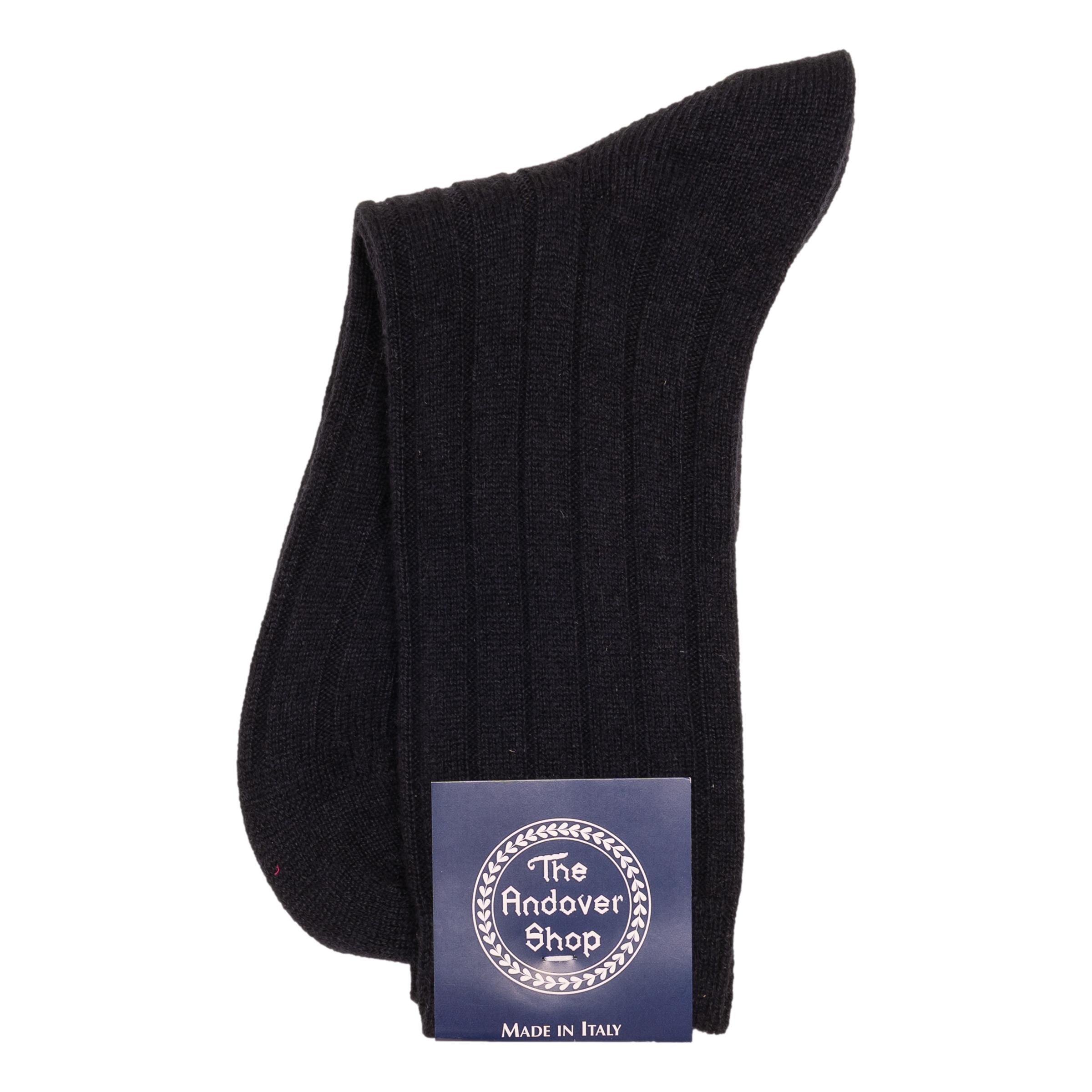 Women's Cashmere Ribbed Dress Sock The Andover Shop Women's Cashmere Ribbed Dress Sock The Andover Shop