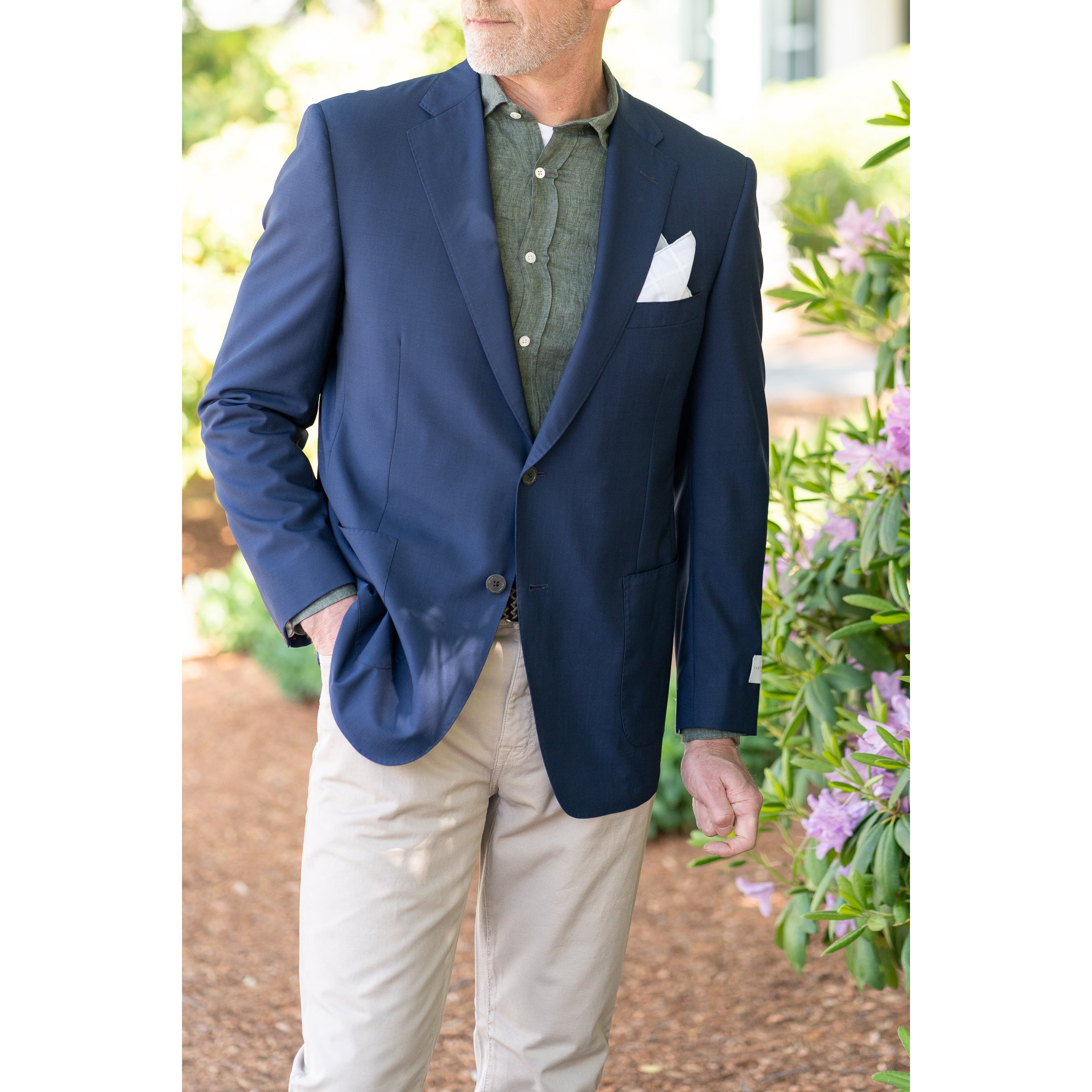 Modern Blue Travel Blazer | High Quality Men's Blazers | The