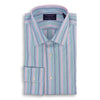 Multi-Color Fun Stripe Spread Collar Dress Shirt