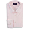 Pink Stripe Spread Collar Dress Shirt