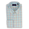 Teal, Red, Blue, and Tan Tattersall Sport Shirt