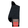 Micro Stripe Merino Wool Mid-Calf Dress Socks