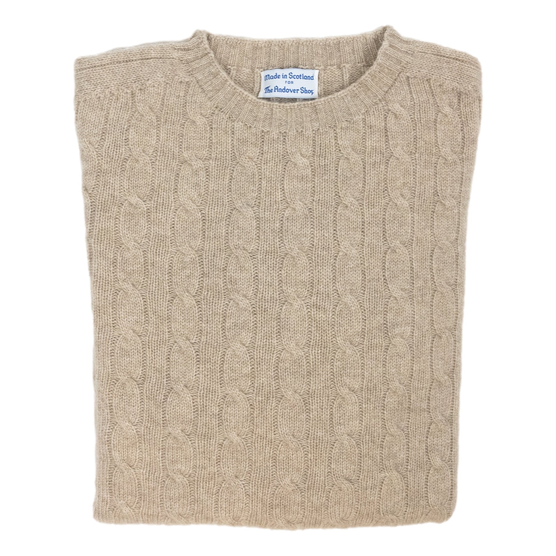 Pure Cashmere Montreux Cable Crew Neck Sweater